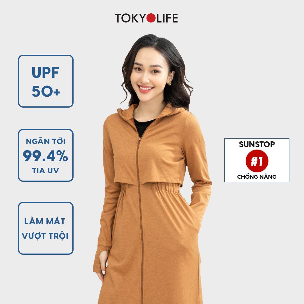 [Mã WABRTKL2 giảm 10% đơn 250K] Áo khoác chống nắng TOKYOLIFE UV Master Nữ dáng dài F9UVC011I