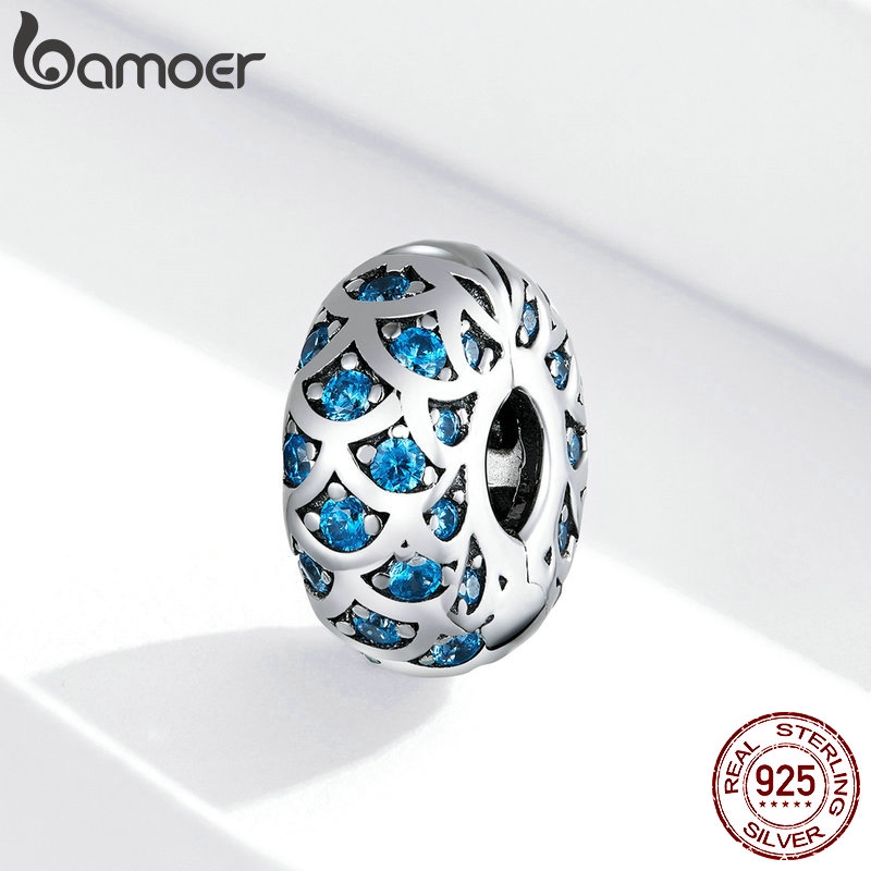 Mặt Trang Sức Bamoer Dạng Kẹp Bạc 925 Cho Vòng Tay