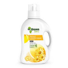 SALE SHOCK  - COMBO 2 Can Nước giặt xả quần áo Organic USDA cho gia đình Green Bee’s hương Cúc La Mã 2000ml