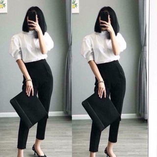 Quần baggy chun cạp sau