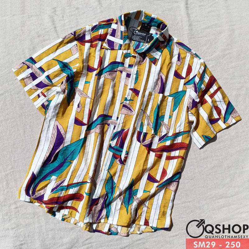 ÁO SƠ MI ĐI BIỂN NAM FORM RỘNG SM29