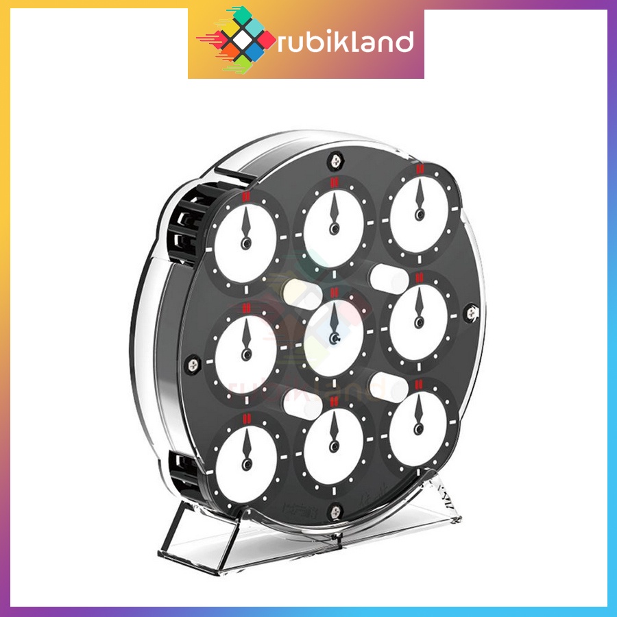Rubik Clock QiYi ChuanShi Rubic Biến Thể Đồng Hồ Có Nam Châm Siêu Xịn Đồ Chơi Trí Tuệ Trẻ Em