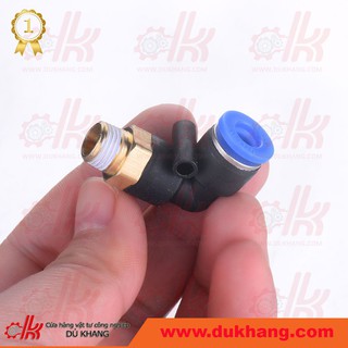 Nối hơi PL - Co 1 đầu ống 1 đầu ren