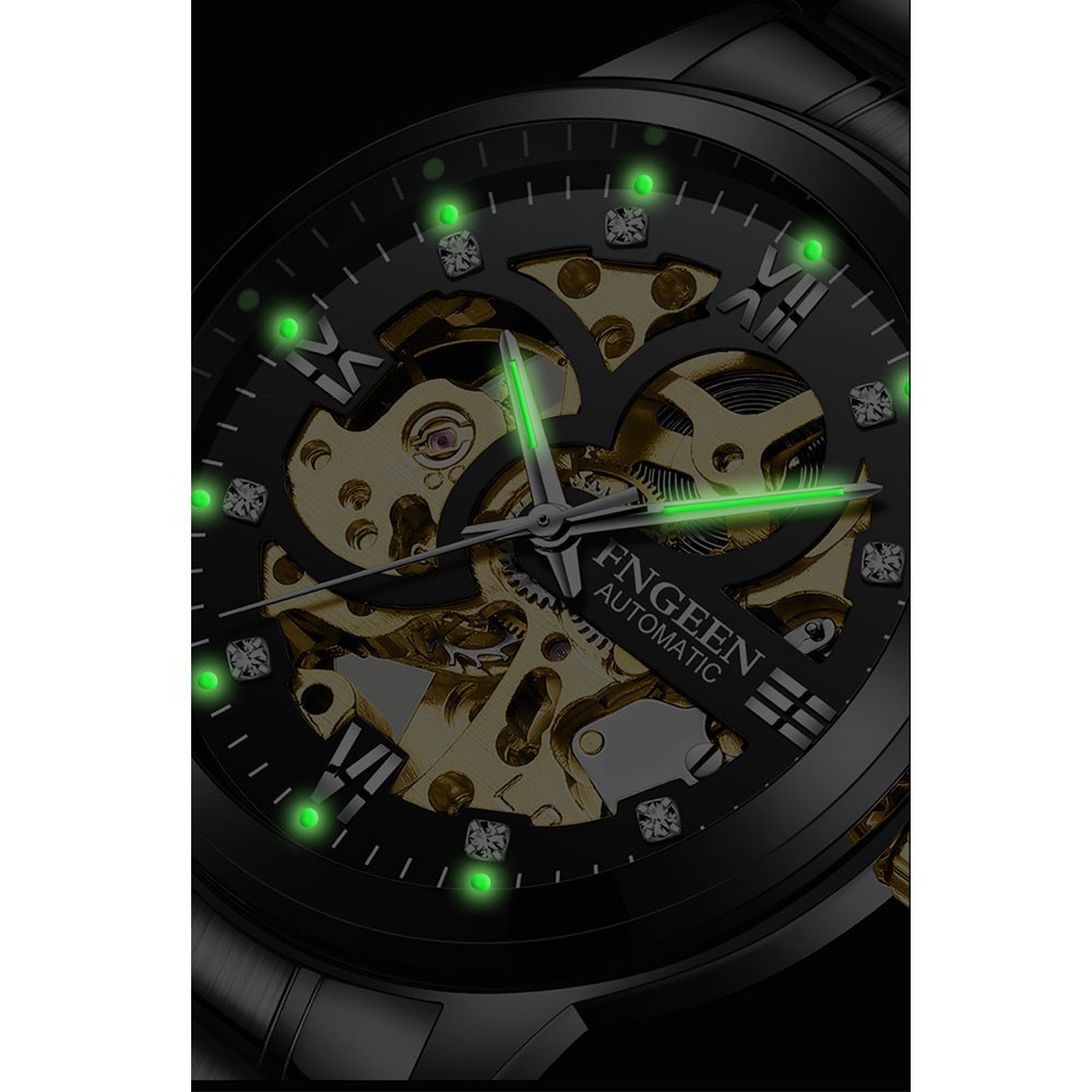 [HOT] Đồng Hồ Nam Automatic FNGEEN Dây Thép Không Gỉ Cao Cấp ĐẲNG CẤP DOANH NHÂN + Tặng Hộp giá sốc