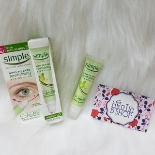 Lăn dưỡng mắt Simple Kind To Eyes Revitalising Eye Roll-On