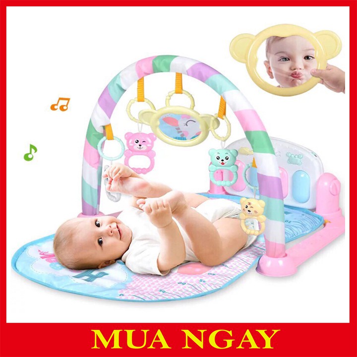 Thảm nhạc Baby Gym Music Gấu Ôm Trăng