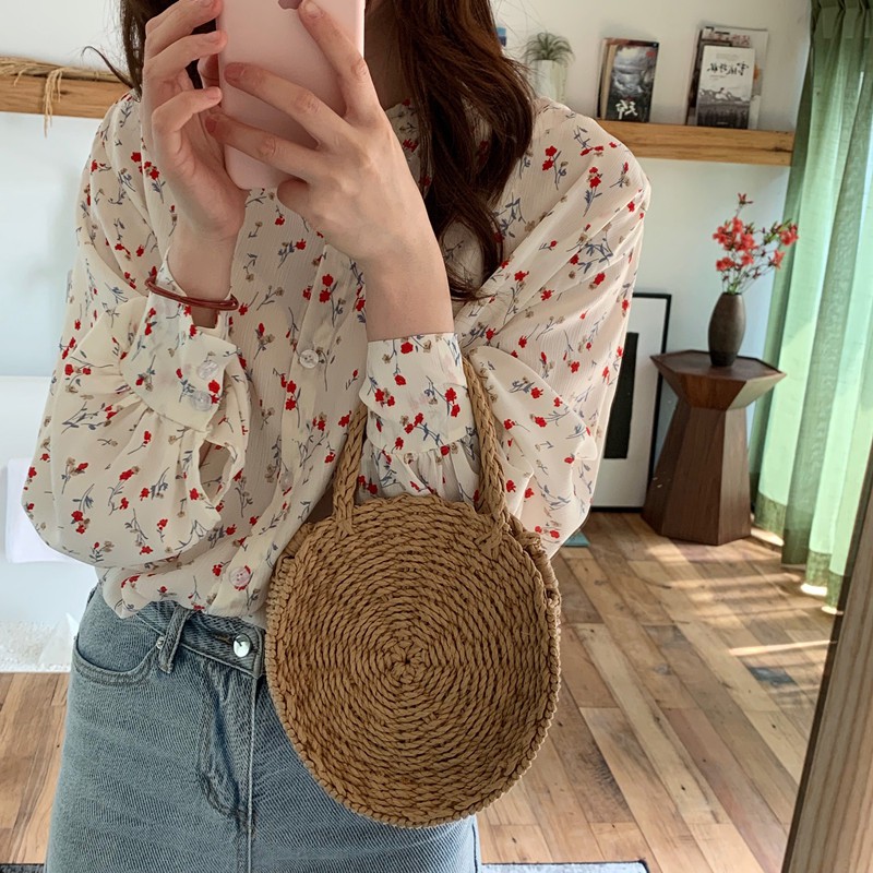 [ORDER] Áo blouse hoa nhí style vintage Hàn Quốc