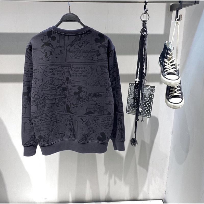 Áo nỉ dày dặn nam giới Thu Đông 2021 Phim hoạt hình mới thời trang cổ tròn dài tay