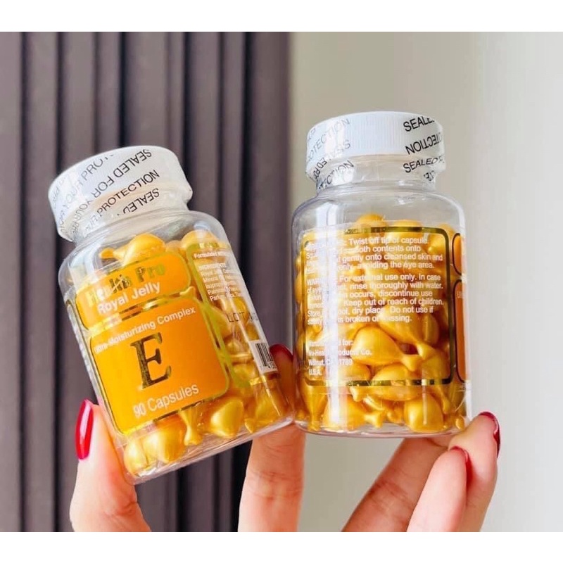 Viên nang dưỡng da sữa ong chúa vitamin E Health Pro Royal Jelly - EDS Hàng Mỹ