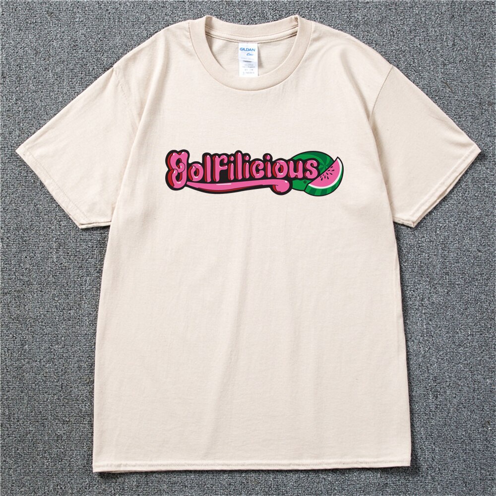 Golf Le Fleur Wang Skate Áo Thun Tyler The Creator Flower Vote Igor Cotton Nam Áo Mới