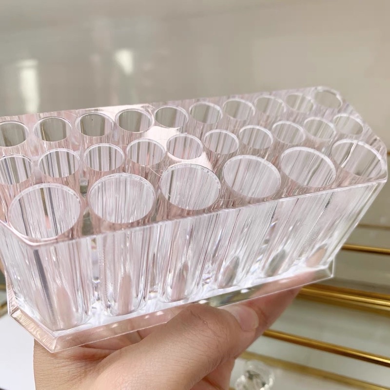 HOLIDAYNAIL Khay cắm cọ nail trong suốt 26 ô