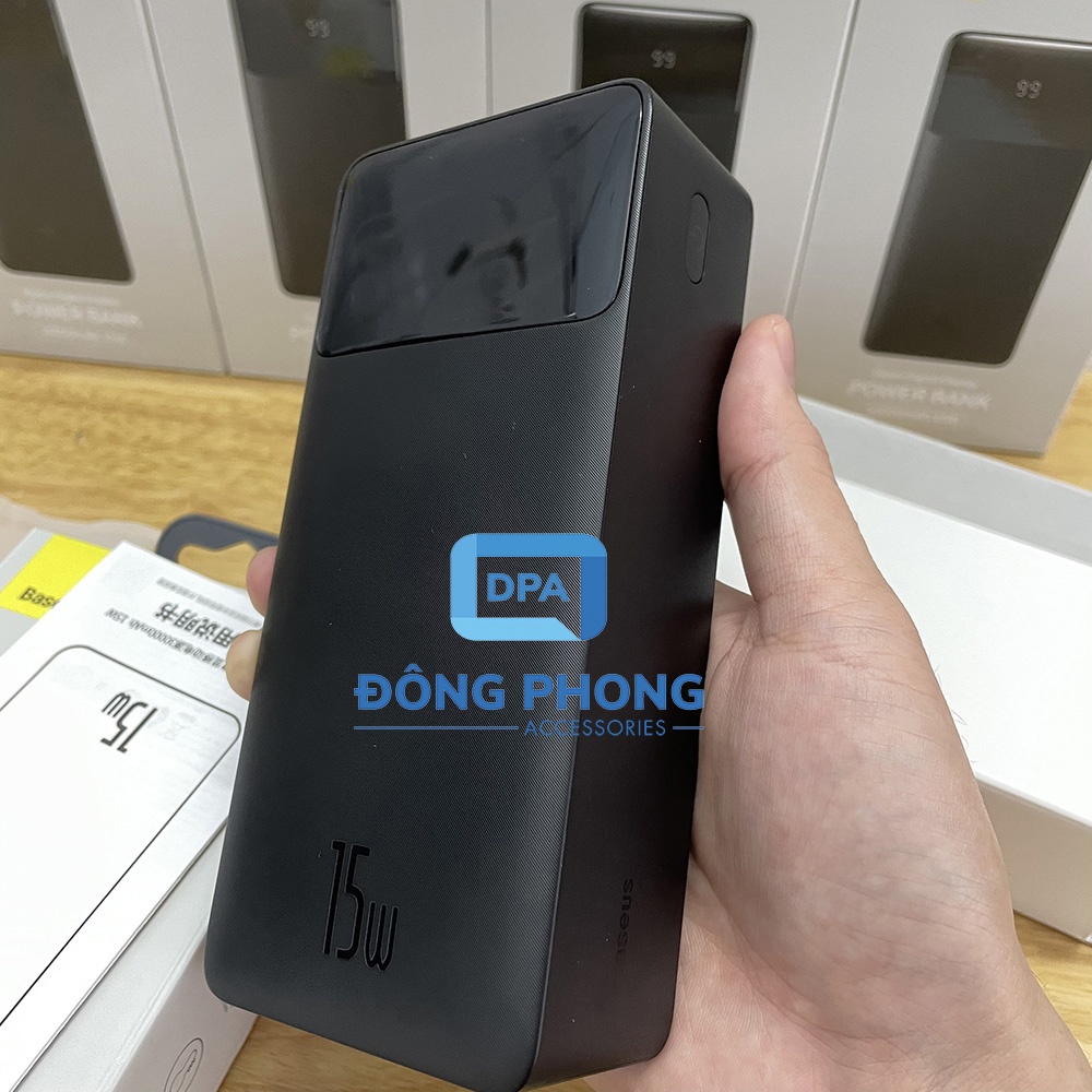 Pin Sạc Dự Phòng Baseus Bipow 30000mAh Chính Hãng ( 15W, Type C 2 Chiều )