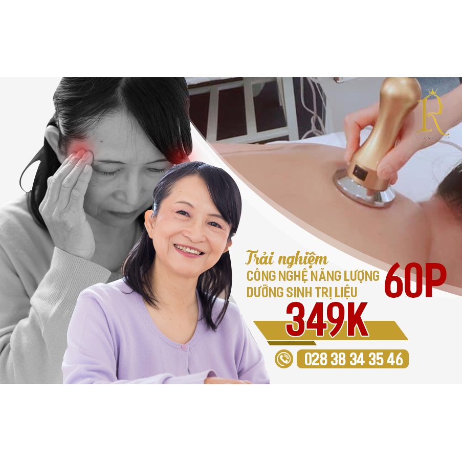 HCM [Voucher giấy] Đả thông kinh lạc giảm nhức mỏi cổ vai gáy với máy năng lượng dưỡng sinh