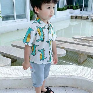 ÁO SƠ MI ĐŨI HOẠT HÌNH CHO BÉ