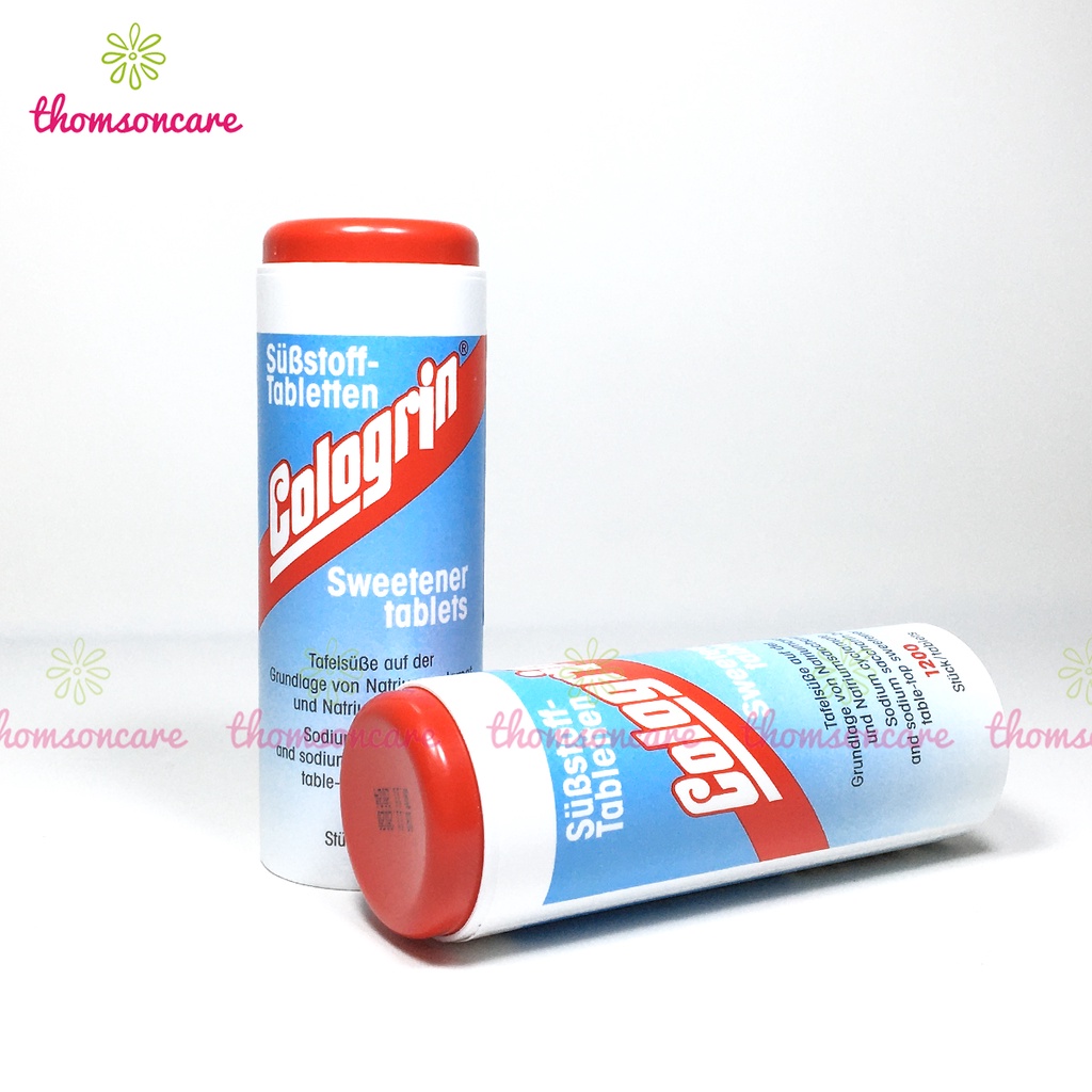 Đường ăn kiêng Keto Cologrin - Hộp 1200 viên - nhập khẩu chính hãng từ Đức, dùng được cho người tiểu đường