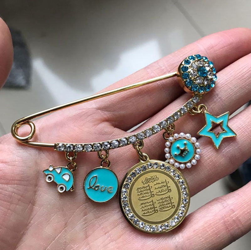 Ghim Cài Áo Hình Chữ Hồi Giáo Thời Trang Cho Nữ