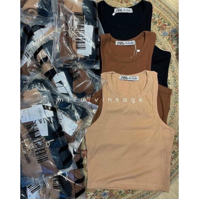 Áo croptop ba lỗ nữ cotton bozip siêu mềm siêu mát co giãn tốt | BigBuy360 - bigbuy360.vn