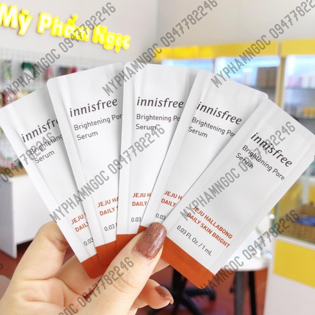[Sample 1ml] Tinh Chất Dưỡng Trắng Da, Se Lỗ Chân Lông Innisfree Whitening Pore Synergy Serum