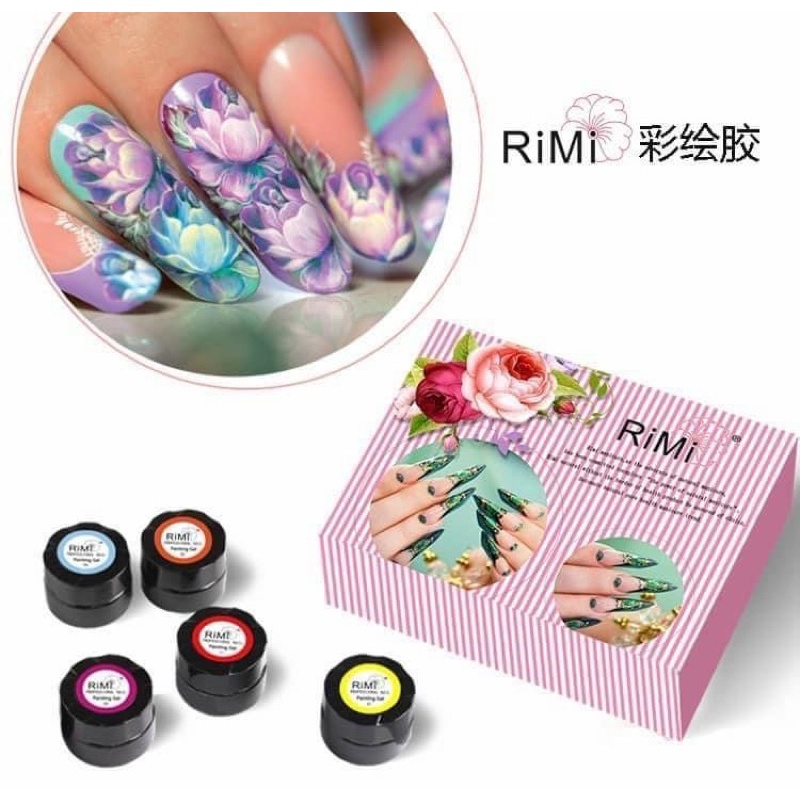 Set gel vẽ Rimi 12 màu siêu đặc MaiAnhNails