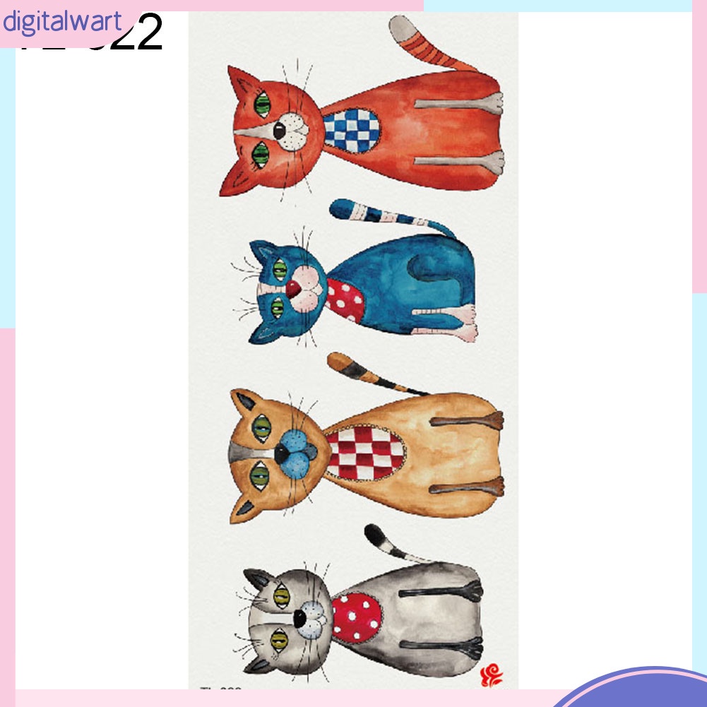 Hình xăm dán họa tiết lông vũ chống nước thời trang