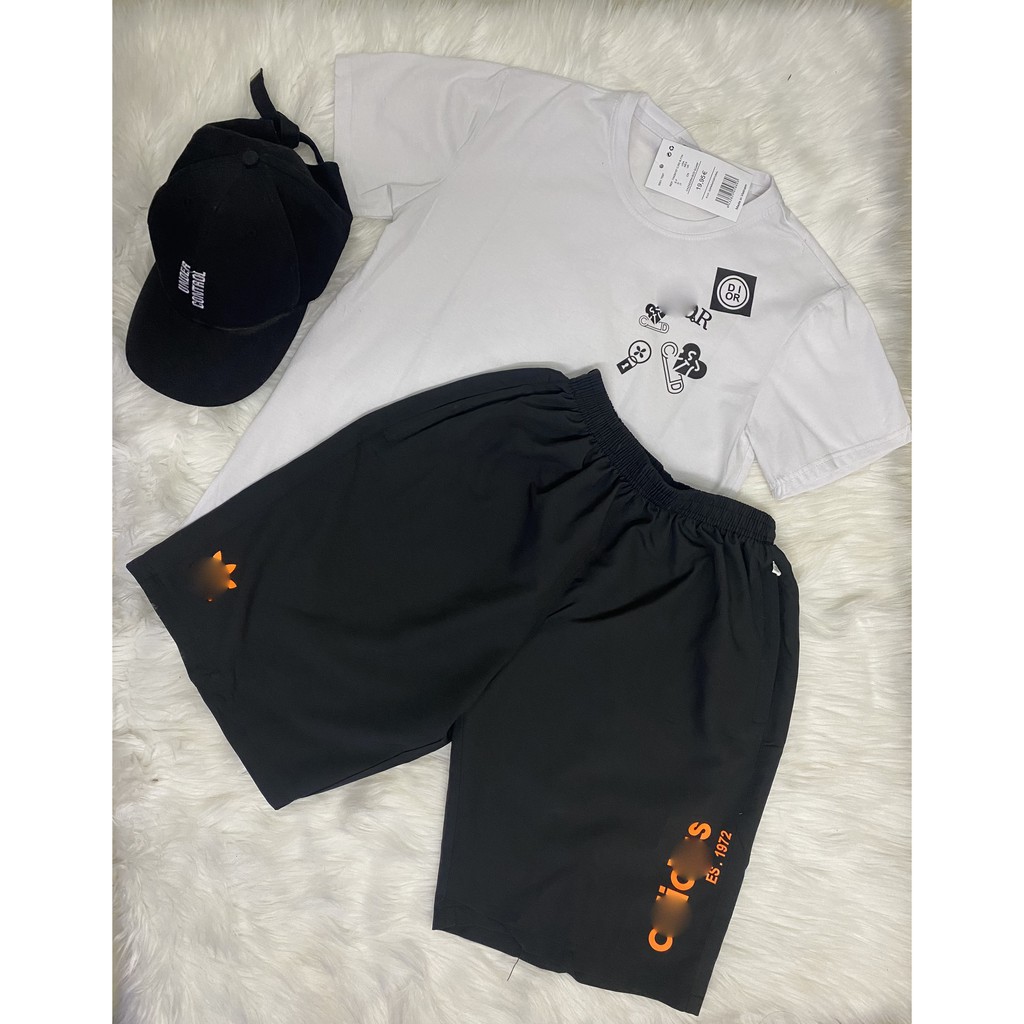 Bộ hè Nam Cotton 2 màu | BigBuy360 - bigbuy360.vn