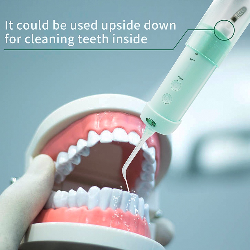 Máy tăm nước h2ofloss HF-10 Máy Tăm Nước Cầm Tay với 5 Đầu Vòi, 5 Chế độ IPX7 chống thấm nước Máy Xỉa Răng Nước Chính Hãng Bảo Hành 12 Tháng Sạc USB