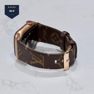 DÂY APPLE WATCH LV Chất Liệu da mềm mại sang trọng Chất Lượng Cao