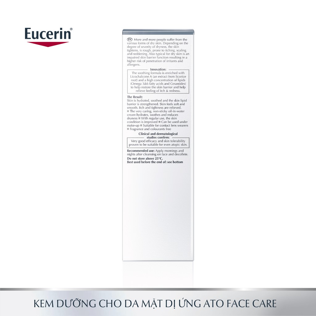 Kem dưỡng da Eucerin Ato Control Soothing Cream 50ml 63614