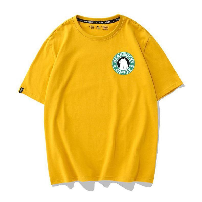 [Hàng Xịn, Gía Tốt] Áo Thun In Unisex Nam Nữ Hình Icon Gấu Nhiều Màu - Unisex - Cotton - Mã AT022