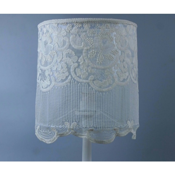 Đèn Để Bàn Hoa Tuyết Trắng Thân Gỗ BG010 Vietmake, Đèn Ngủ Trang Trí Hiện Đại