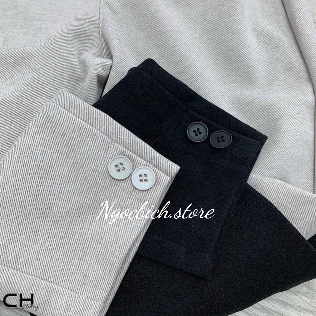 QUẦN BAGGY DẠ CẠP CHUN VẢI DÀY DẶN