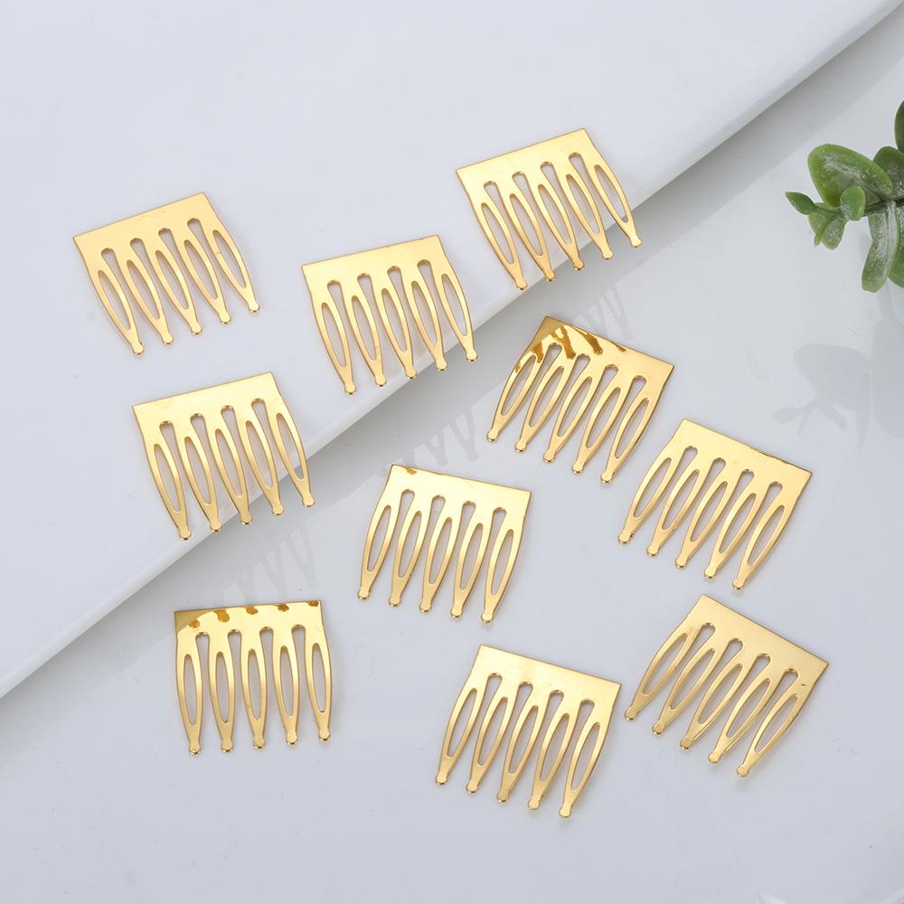 Set 10 Lược Chải Tóc Mini Màu Sắc Cầu Vồng Xinh Xắn Chất Lượng Cao Cho Búp Bê