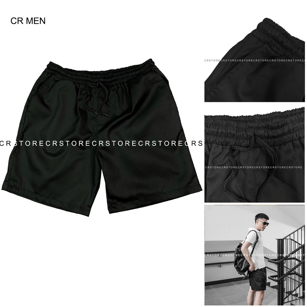 QUẦN SHORT KAKI ĐEN CỰC ĐẸP | BigBuy360 - bigbuy360.vn