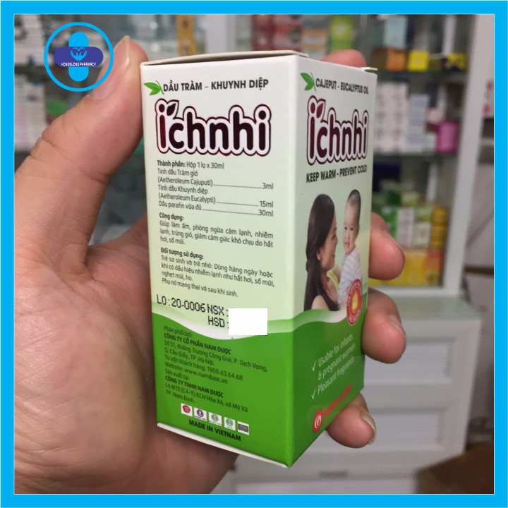 Dầu tràm - khuynh diệp Ích Nhi - 30ml