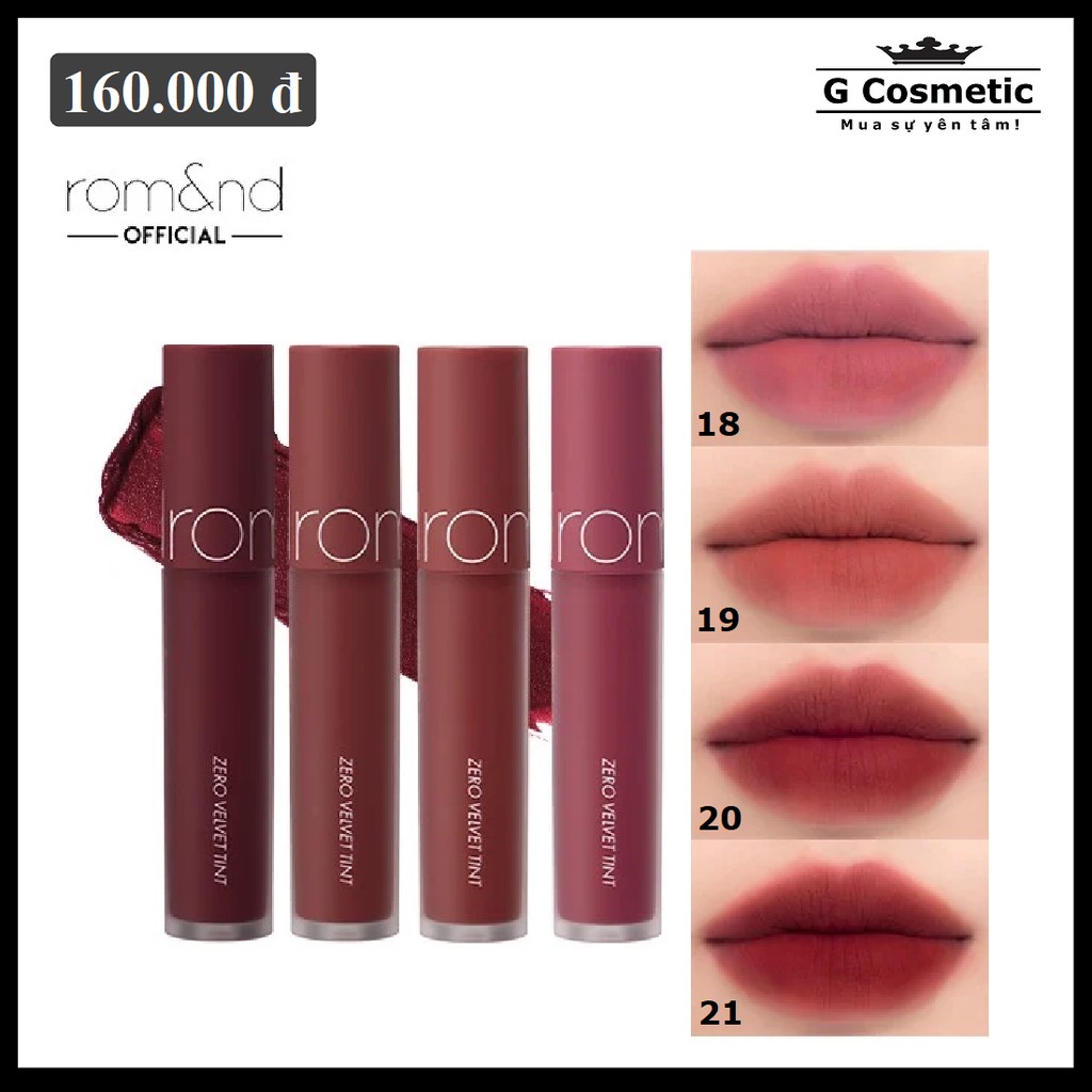 Son Kem Lì Romand Zero Velvet Tint | BigBuy360 - bigbuy360.vn