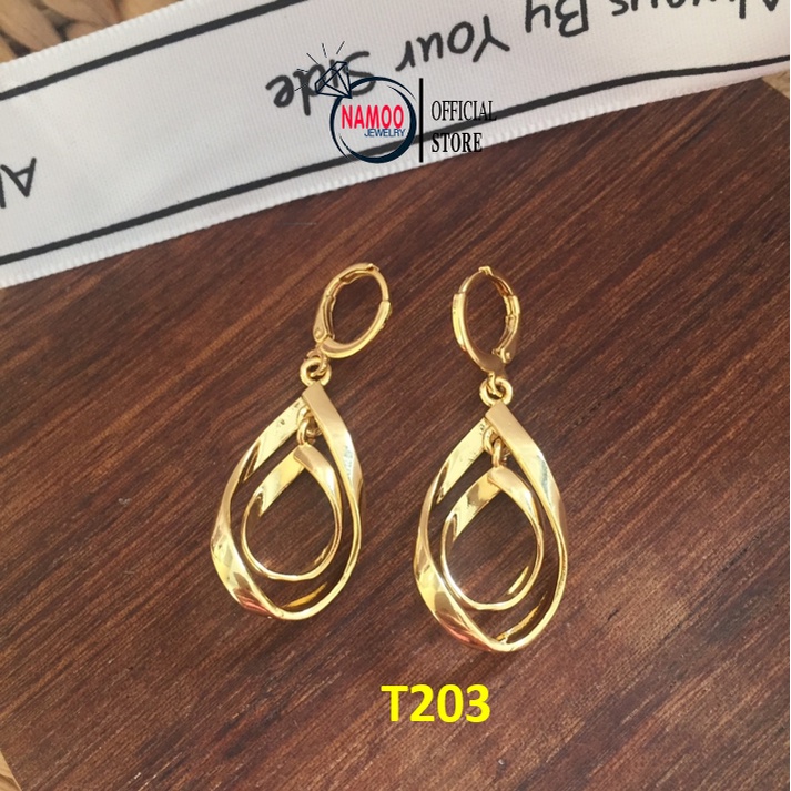 Khuyên Tai Đính Đá T203 Namoo Jewelry