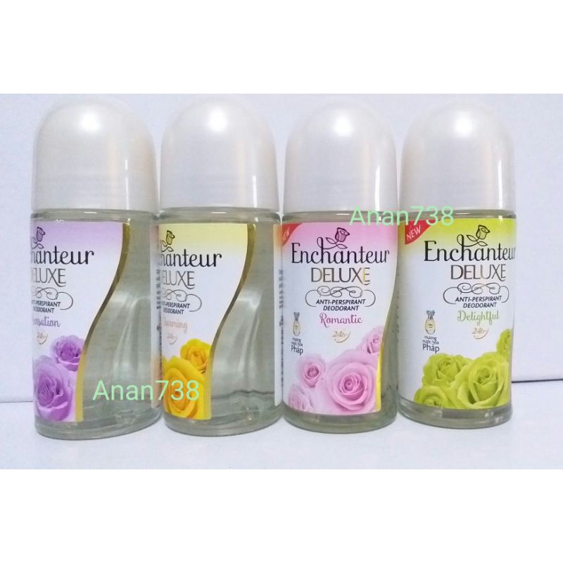 Lăn khử mùi Enchanteur Deluxe Charming 50ml ( nước trong)