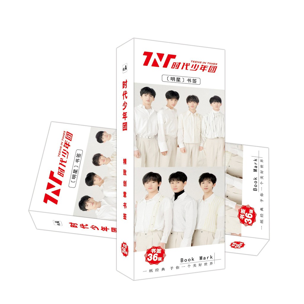 Hộp ảnh bookmark nhóm nhạc TNT Thời Đại Thiếu Niên Đoàn idol thần tượng hoa ngữ