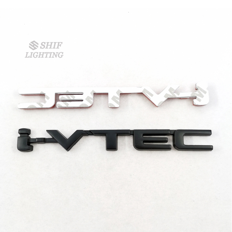 Miếng dán kim loại họa tiết chữ logo i-VTEC thay thế cho xe iVTEC Honda