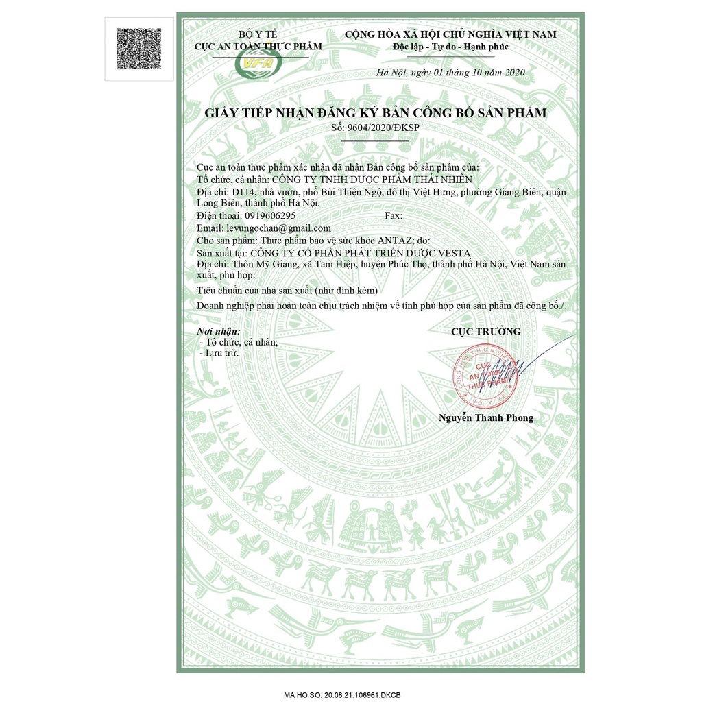 Viên uống ANTAZ - HỖ TRỢ GIẢM ACID URIC, NGĂN NGỪA GOUT, 30 VIÊN