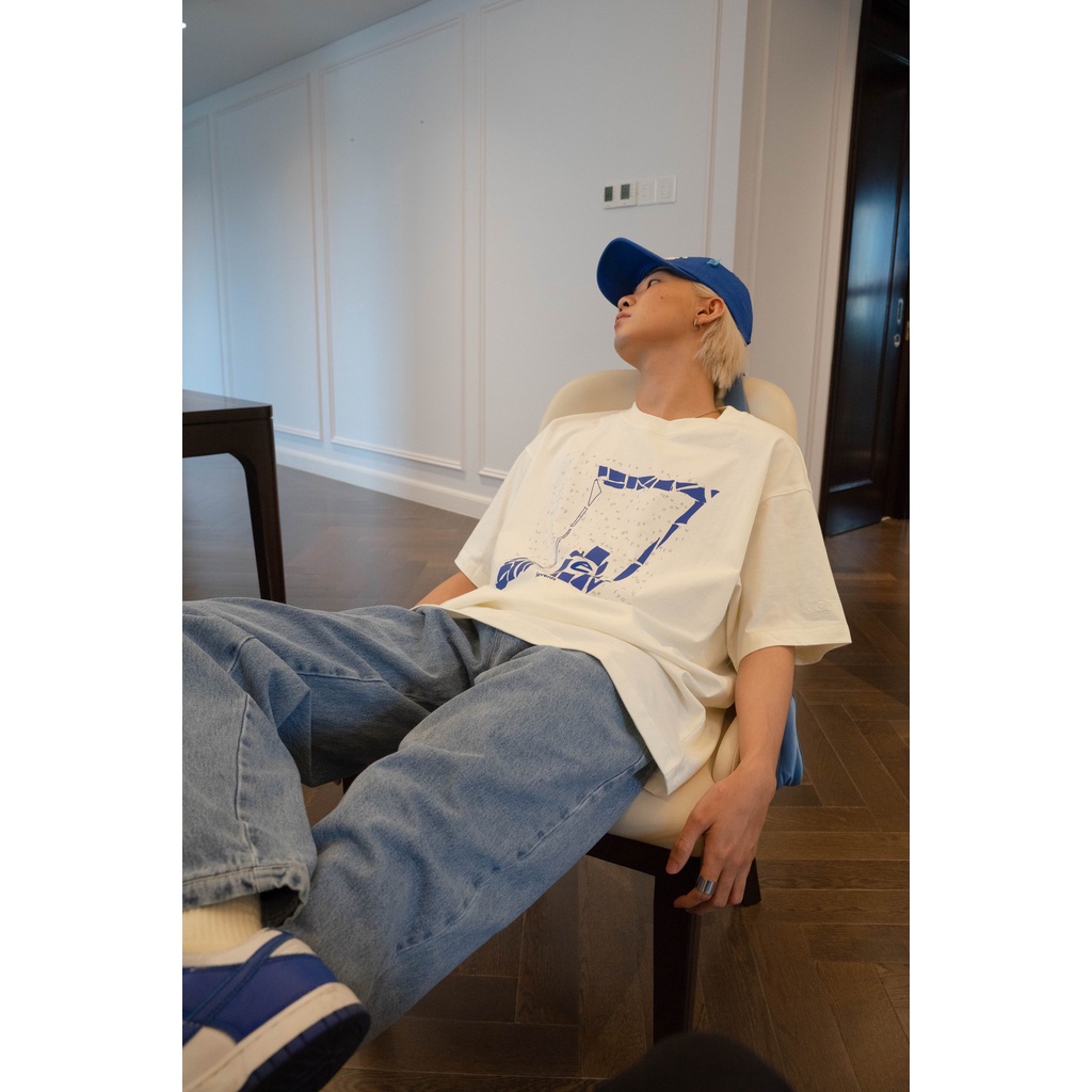 Áo thun trơn tay lỡ Levent Musik phông Unisex form rộng oversize Ulzzang - Gin Store