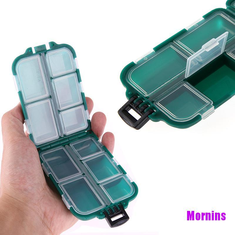 Hộp Đựng Mồi Câu Cá 10 Ngăn Tiện Lợi