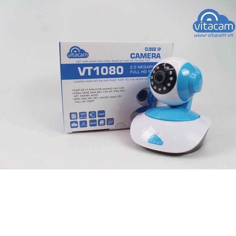 Camera Vitacam VT1080 - Camera Ip Wifi 1080P - 2.0Mpx Full HD