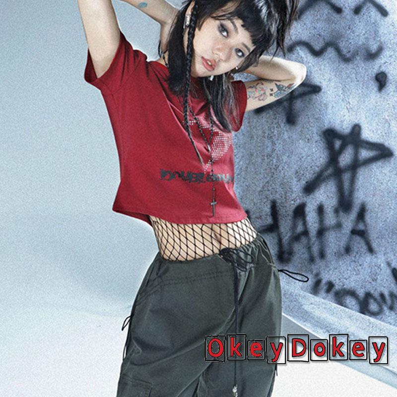 Áo Thun Crop Top Nữ Tay Ngắn In Hình Ngôi Sao Thời Trang Mùa Hè