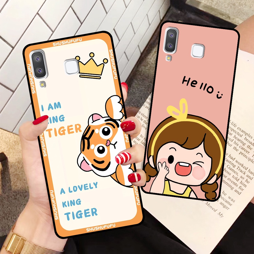 Ốp lưng Samsung A8 Star - A9 Star in hình mickey, hổ, kingtiger siêu rẻ T19 - T24