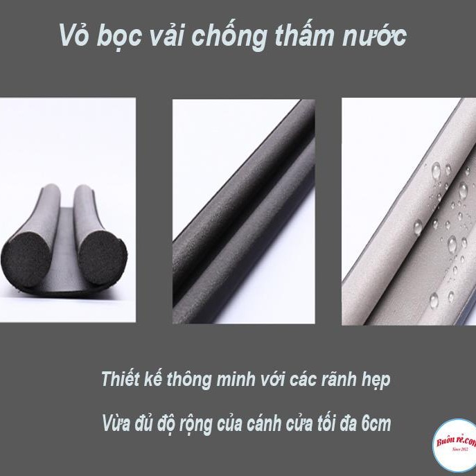  Nẹp Xốp Chặn Cửa, Gió Mùa, Cách Nhiệt, Cách Âm, Ngăn Côn Trùng, Chống Kẹt Tay Chân Bé.