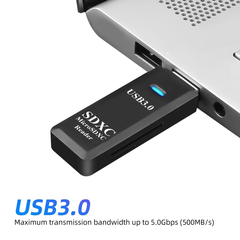 Đầu Đọc Thẻ Nhớ Thông Minh Usb 3.0 2 Trong 1