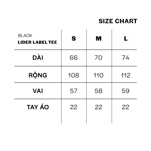ÁO THUN LIDER LABEL TEE | BigBuy360 - bigbuy360.vn