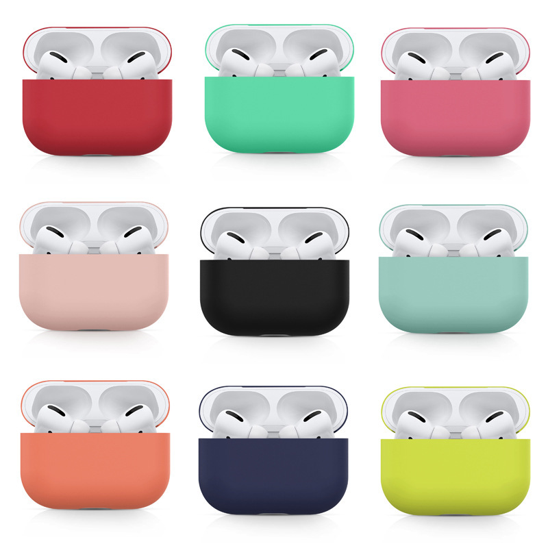Set 2 Vỏ Bảo Vệ Hộp Sạc Tai Nghe Airpods Chất Lượng Cao | BigBuy360 - bigbuy360.vn
