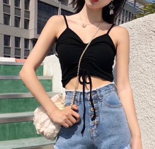 ÁO HAI DÂY RÚT GIỮA  ( co hinh chup)